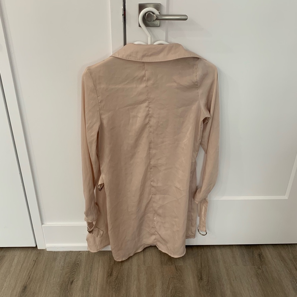 MISSGUIDED SEXY SATIN WRAP DRESS - Picture 6 of 6